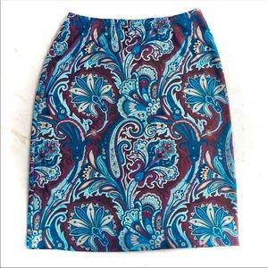90’s Vtg paisley skirt
